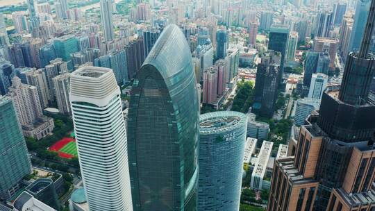 珠江新城cbd珠江城-10视频素材模板下载