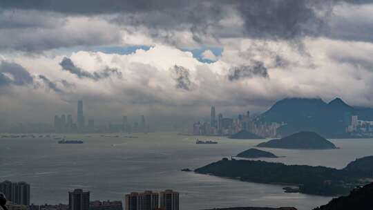 香港离岛区空镜