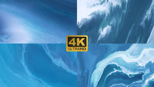 大海创意背景水墨背景投影视频动态背景视觉