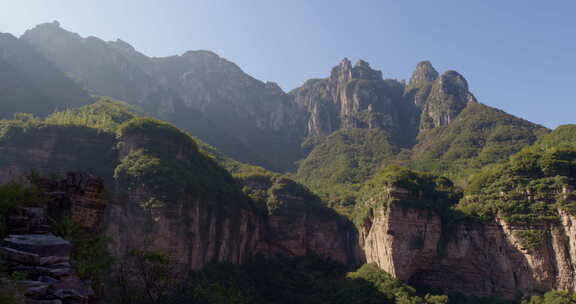 太行山峡谷贤麻沟阳光光影01【10bit延时】