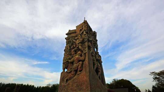 抗日战争雕塑延时纪念