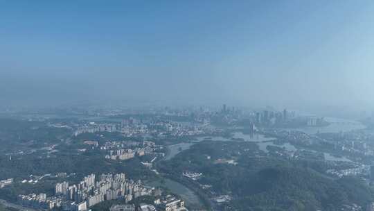 惠州市航拍惠州西湖景区大景高空全景风光