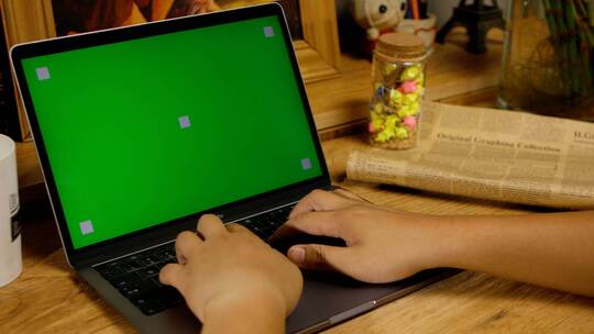 电脑绿屏可替换电脑屏幕绿幕抠像 手机绿幕