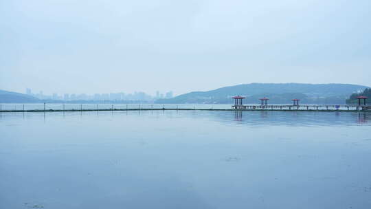 武汉东湖风景区听涛泳池