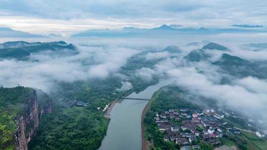 江西鹰潭龙虎风景区航拍