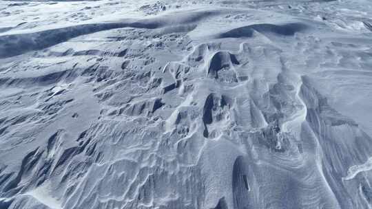 呼伦贝尔草原冬季风吹雪