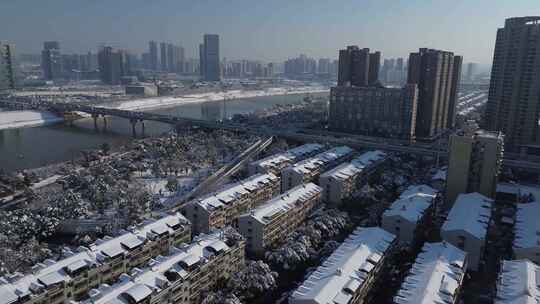 006长沙晚报 雪景 鸭嘴公园