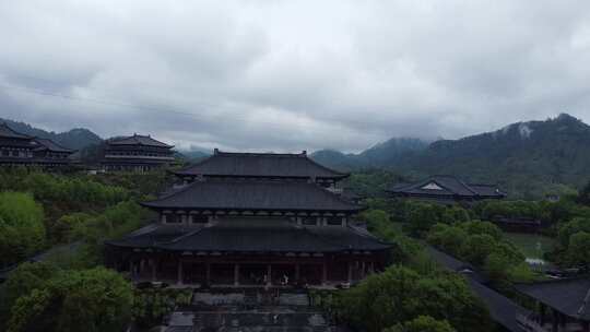 开化根宫佛国旅游风景宣传素材