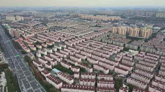 航拍上海住宅