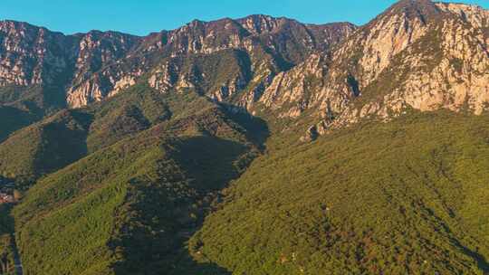 郑州登封中岳嵩山太室山720全景视频4K高清