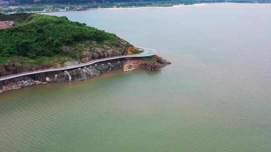 浙江临海头门港白沙湾海滨公园