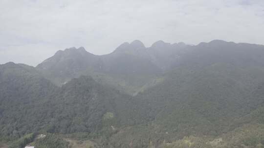 龙岩市新罗区江山镇江山旅游风景区山景航拍