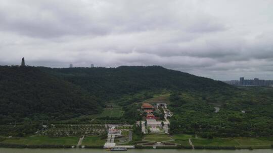 广西南宁城市风光地标建筑航拍