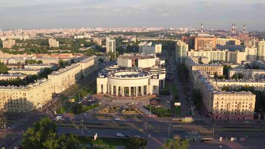 圣彼得堡俄罗斯晨城天线