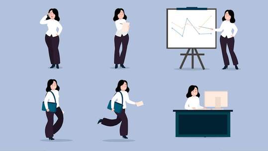 mg 人物 女白领 销售 银行、公司职员