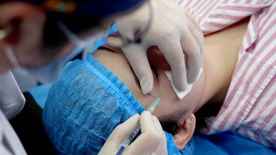 美容院手术室素材医美水光针美容针医美手术