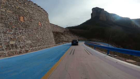 公路 车辆 行驶 移动 道路 自然风景