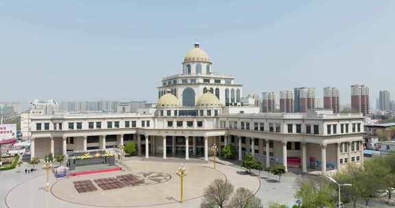 河南濮阳市博物馆航拍