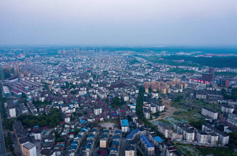 4K大气航拍城市全景