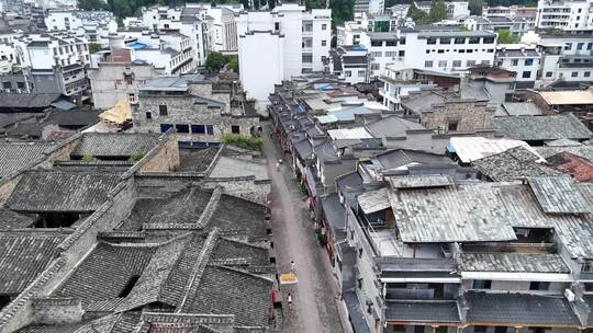 合集航拍福建泰宁古城历史文化古建筑