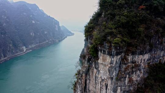 湖北宜昌西陵峡三游洞航拍