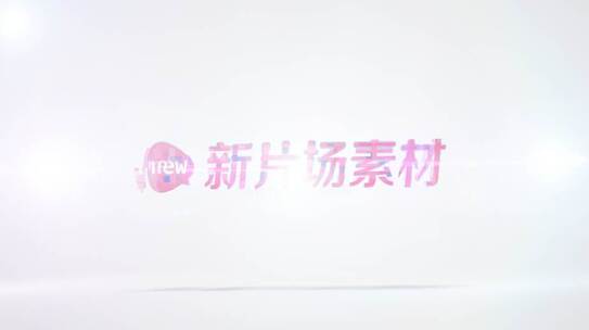 明亮快速飞入企业LOGO演绎片头AE模板