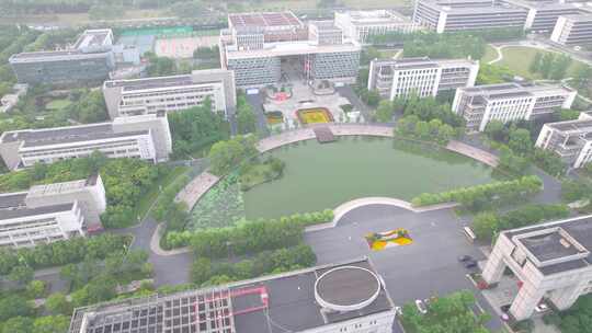 浙江杭州职业技术学院航拍
