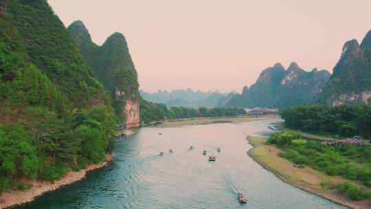 广西桂林山水航拍