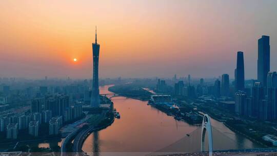 广州市 广州夜色 广州夜景 广州塔 猎德大桥