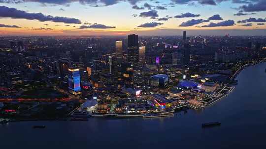 上海徐汇滨江西岸艺术中心CBD航拍