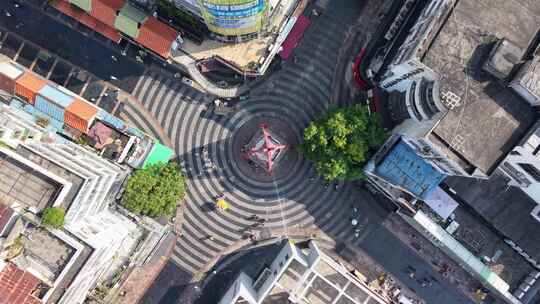 桂林正阳路步行街航拍