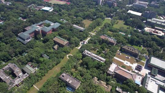 广州中山大学校园航拍