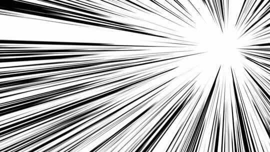 黑白放射线条特效