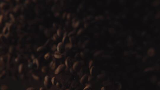 咖啡豆的特写镜头