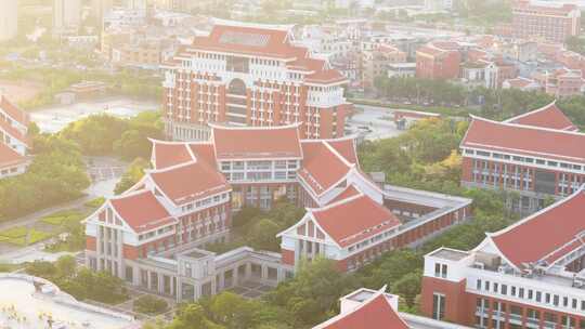 福建厦门医学院航拍