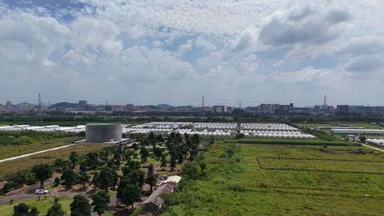 现代化农业大棚基地