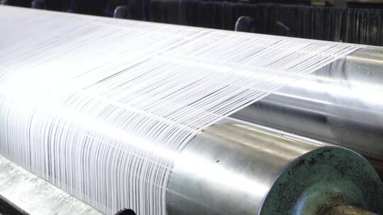 自动化纤维篷布薄膜生产车间纺织企业