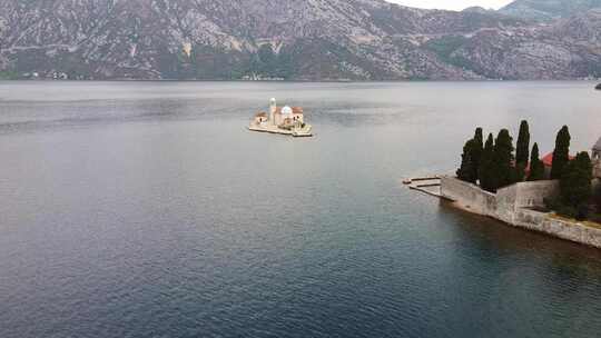 黑山，岛屿，科托尔海岸，Perast