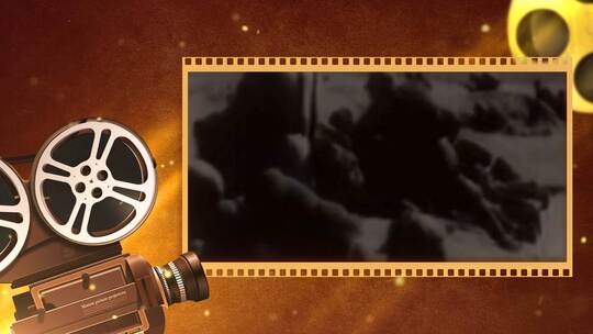 视频框视频展示复古电影录像机边框ae模板
