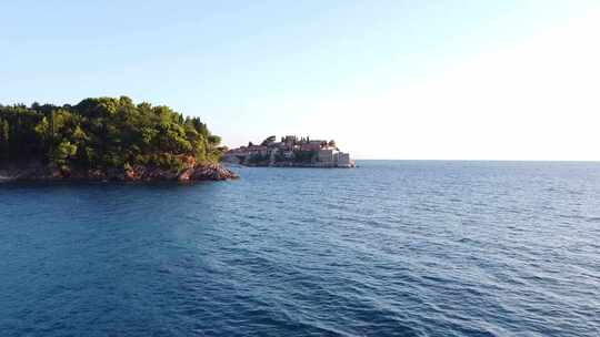 Sveti Stefan，黑山，城镇，无