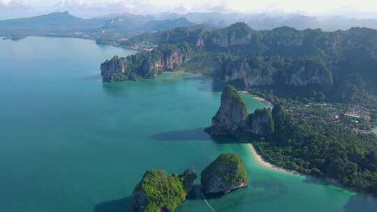 航拍海边风景