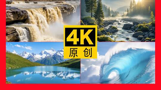 壮丽自然风光合集高清在线视频素材下载