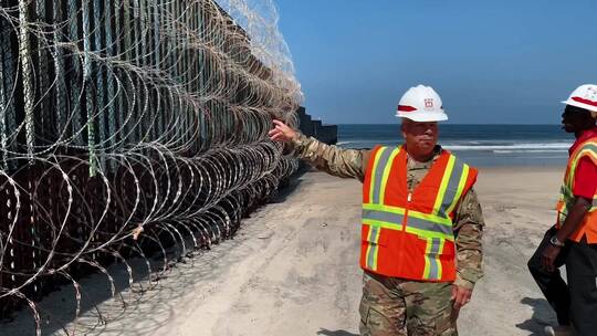 总司令进行边境屏障建设现场访问