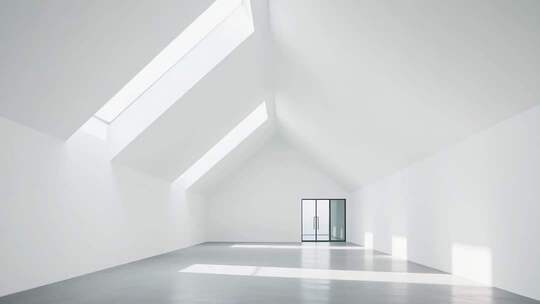 现代空旷室内空间