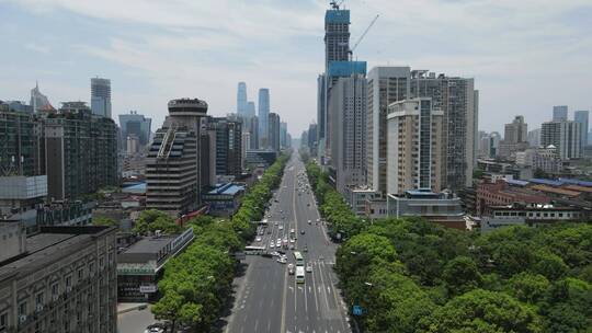 航拍湖南长沙城市宣传片地标建筑视频素材模板下载