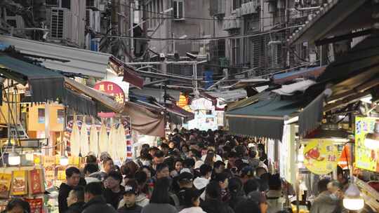 厦门开元路老街城市街道人文光影