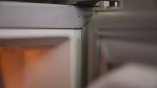 冷柜冰箱细菌滋生卫生死角采样视频素材模板下载