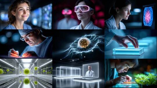 智慧医疗生物实验前沿探索高清在线视频素材下载