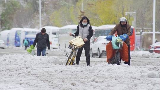 城市大雪