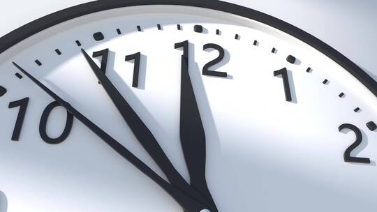 时间钟表光阴流逝创意空镜